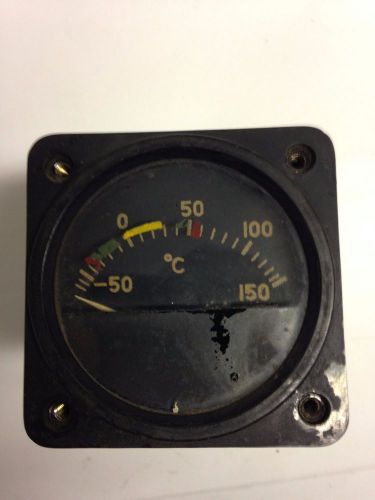 Ditta farem-milano an5790-6 aircraft temp gauge instrument 12-24v
