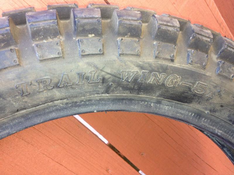 Bridgestone trail wing 5a - 4 x 18 vintage enduro tire