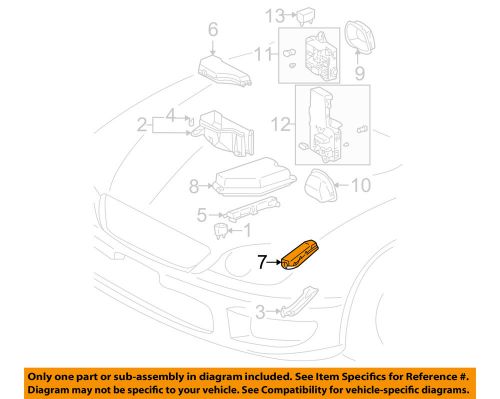 Lexus toyota oem 01-05 is300 electrical-relay cover 8266253032