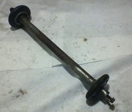 1992 yamaha exciter ii 570 rear tunnel mount idler wheels , axle shaft 91 93 2