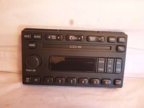 01-04 ford mustang mach radio 6 cd face plate 2r3t-18c815-aa fp52228