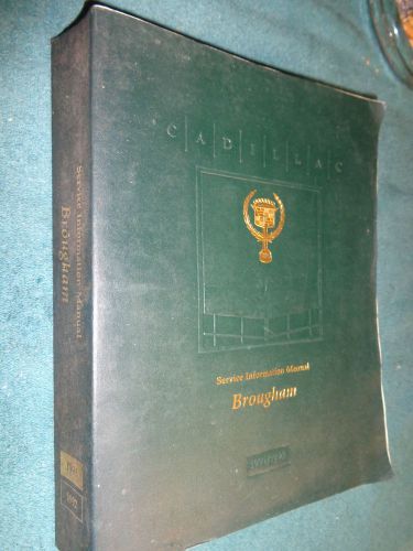1991 / 1992 cadillac brougham shop manual original g.m. book!