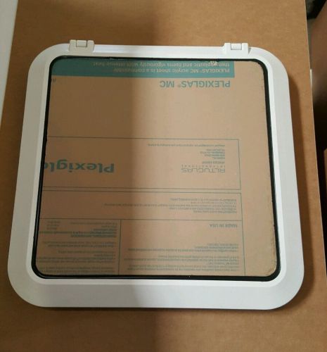 Bomar old stlye boat hatch 16 7/8 x 16 7/8 cut out g966-2100 white