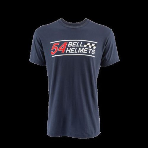 Bell powersports men's brickyard navy blue short sleeve t-shirt