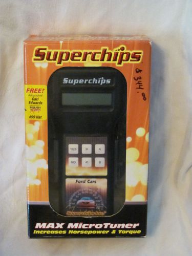 Superchips max micro tuner w cable ford 1725 96-03 cars performace enhancing nib