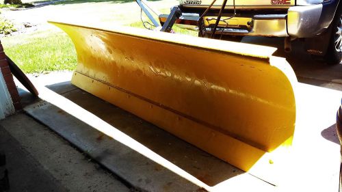 Used 8.6' western ultramount snow plow, frame, motor