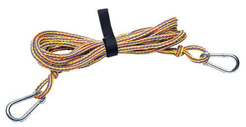 Tow rope 20' 2 hooks rope keeper