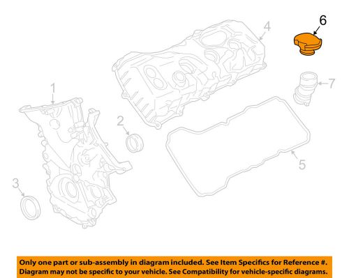 Ford oem valve timing covers-filler cap el3z6766a