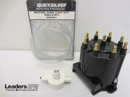 Mercruiser new oem distributor cap &amp; rotor kit 808483q1 v8 delco 1997 &amp; older