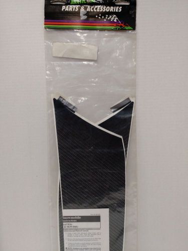 Arctic cat carbon/black hood decal (left and right side)
