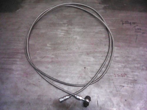 Used braided stainless -3 hose banjo end 7&#039;