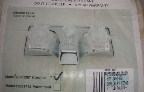 Utopia 4" rv chrome plated shower/tub  faucet w/diverter