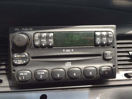 98-05 ford ranger / 02-09 crown victoria cd player radio 1l2f-18c815-ja