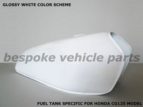 Honda gas fuel tank cg125 cg 250 w petcock white cgp13 cafe racer cb cl ca