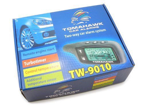 Tomahawk tw9010 two-way car alarm security system w/ engine starter