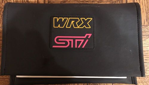 2004 subaru wrx sti owners manual with pouch