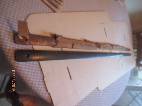 Nos chevrolet 1947-1948 passenger hood top mldg rear