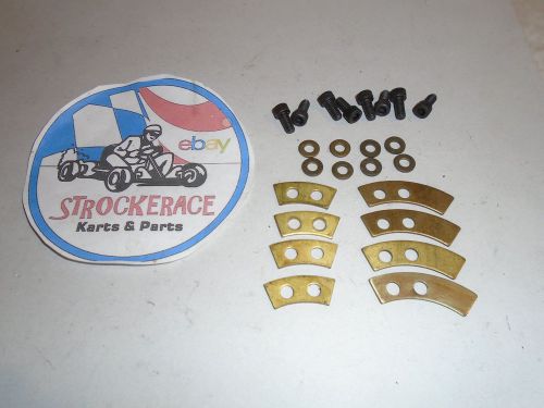 Vintage racing go kart nos burco clutch weights screws washers cart part