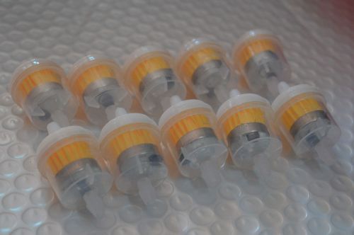 24xuniversal mini small engine fram 1/4" plastic inline fuel/gas filter new#1
