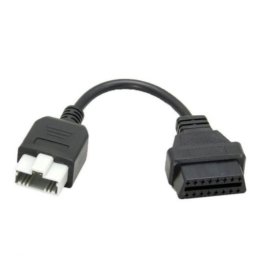Obd obd2 obdii 5 pin male to 16 pin female car diagnostic tool for honda adapter