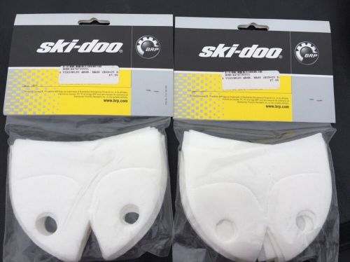 Ski doo vision 180 helmet absorbent masks (2) two pack 4475450001, 4474730001