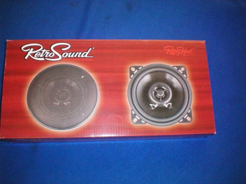 Retro sound: speaker, 4.5 dia 2 way svc