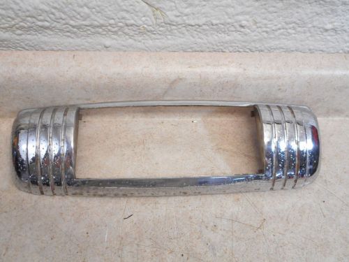 1948 desoto chrome center mount tail light bezel, cb-13518, 1149302, 1946, 1947