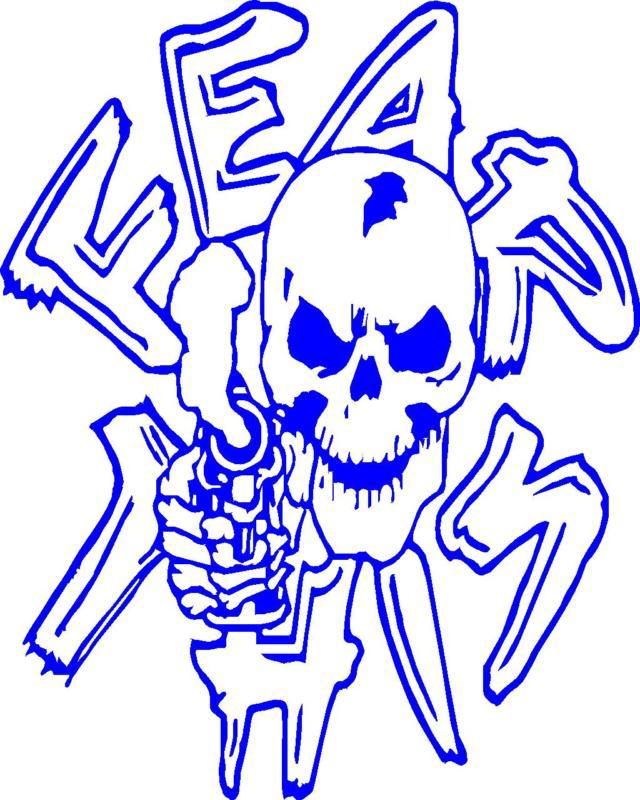 Fear,this,smokin gun, sticker,decal,fits,ford,jeep,toyota,chevy,harley davidson