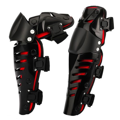 Knee shin armor protector guard pads for bike motorcycle  racing /red
