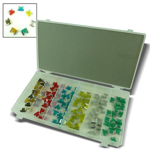 120 pc low profile assorted car fuse automotive most replaced fuses cars trucks
