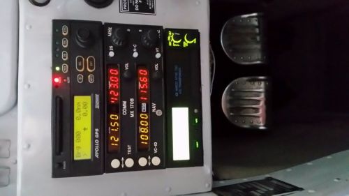 Apollo iimorrow gps 820 w/ antenna, tray, connector, data card. p/n 430-6025-000