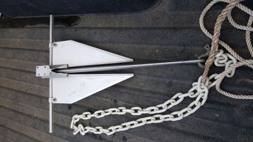 Fortress fx-7 4lb anchor w/5' chain and rope, for 16' to 27' boats