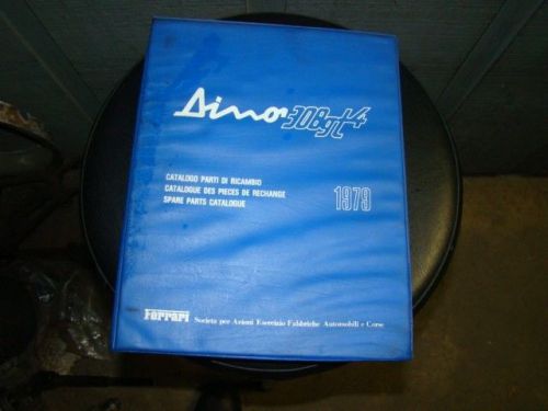 Ferrari dino 308 gt4 1979 spare parts catalogue 172/79 genuine ferrari manual