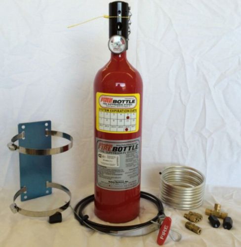 Fire bottle extinguisher rc-500 supresion system 5lb pull cable activated