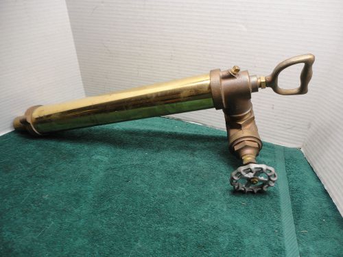 Vintage brass bilge pump chris craft stephens owens  free shipping.