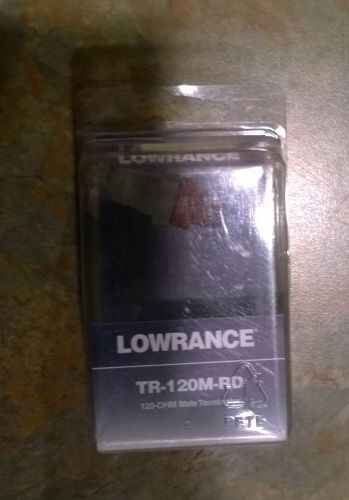 New lowrance tr-120m-rd 120 ohm male terminator 119-99