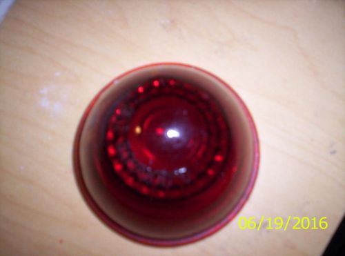 Vintage lumador no.22-33-44-55 red glass side marker light lens