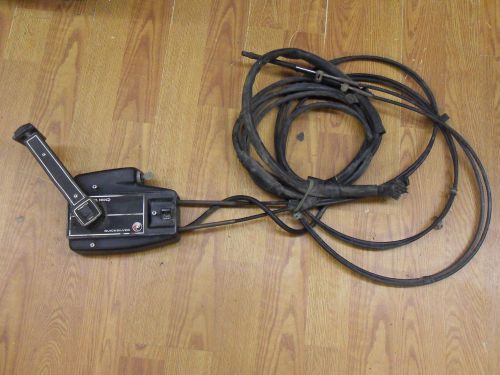 Mercruiser quicksilver boat throttle control with cables