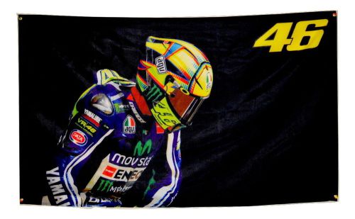 Valentino rossi flag poster 3x5 motogp motorcycle racing ducati r1 r6 1000rr