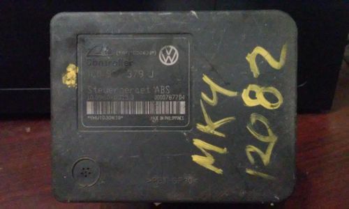 Volkswagen jetta chassis brain box abs; w/o electronic stability control; w/o