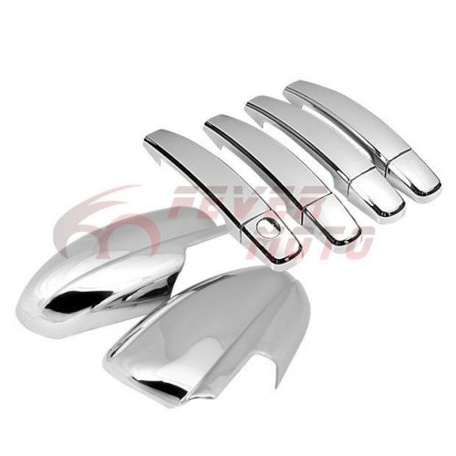 Chrome side door handle rearview mirror covers for 2008-2015 chevrolet cruze fm