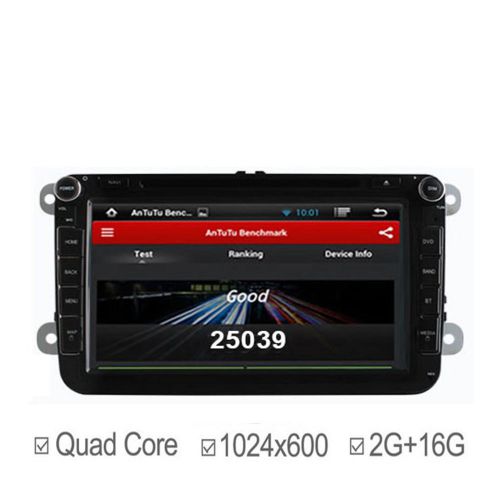 4core1024*600 car dvd for volkswagen golf tiguan polo passat jetta car gps radio