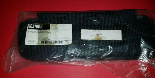 69-73 corvette black comfort weave sunvisors with mount rods