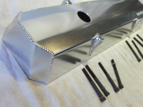 Sb chevy valve covers fabricated sheetmetal aluminum sbc #5030<>polished