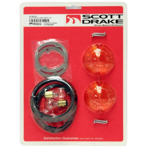 Scott drake kit-elc-2 mustang parking light install kit 65-66