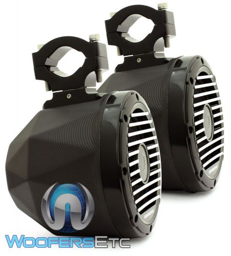 Diamond audio hxm65podb 6.5&#034; marine boat tower coaxial motorsports speakers new