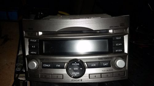 Subaru outback legacy stereo head unit radio 2010 2011