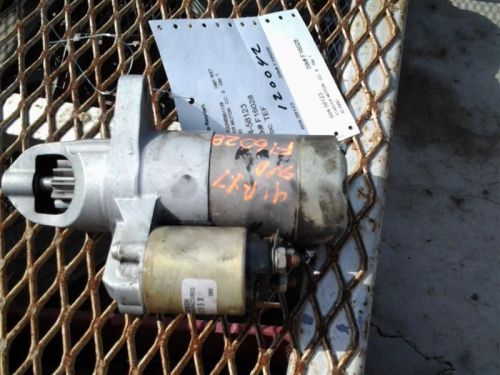 Starter motor without turbo manual transmission fits 86-91 mazda rx7 120042