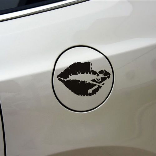 Skull lips car styling decal removable vinyl decal car sticker auto window decal