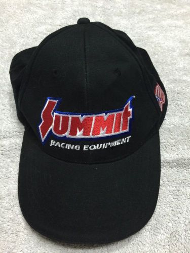 Summit racing embroidered hat summit racing equipment black one size fits all